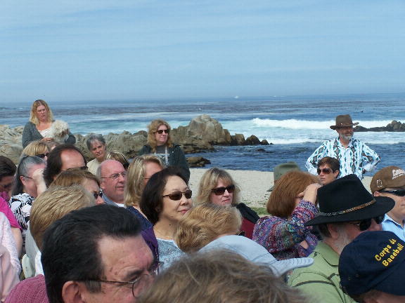 Ron Deutschendorf holding plaque