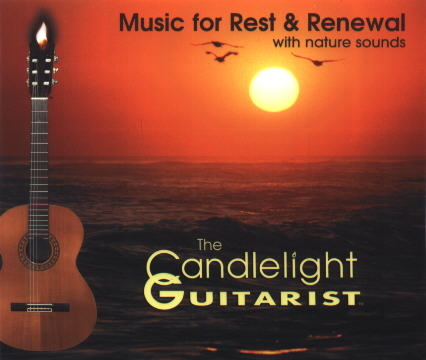 Music for Rest and Renewal with nature sounds CD cover - CLICK STORES FOR MORE INFO